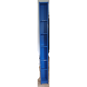 5 Ikea Regale, schmal, hoch, Lagerregal 205x20x17cm gebraucht rot, schwarz, blau Bild 2