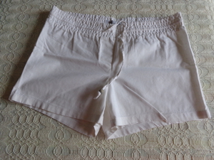 Damen - Shorts, Leinenshorts, kurze Hose, weiß, Gr. 38, BPC