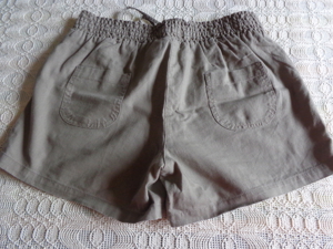 Damen - Shorts, Leinenshorts, kurze Hose, oliv, Gr. 38, BPC Bild 2