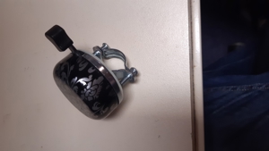 Fahrradklingel Cordo Ding Dong Muster silber