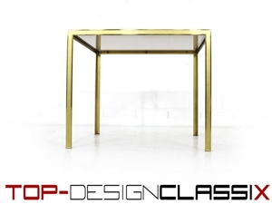 1a! Vereinigte Werkstätten Coffee Table Couchtisch gold Vintage