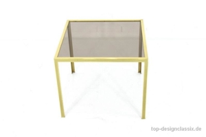 1a! Vereinigte Werkstätten Coffee Table Couchtisch gold Vintage Bild 2