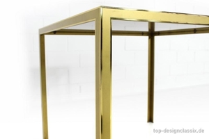 1a! Vereinigte Werkstätten Coffee Table Couchtisch gold Vintage Bild 4