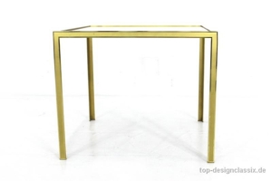 1a! Vereinigte Werkstätten Coffee Table Couchtisch gold Vintage Bild 6