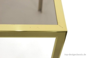 1a! Vereinigte Werkstätten Coffee Table Couchtisch gold Vintage Bild 8