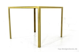 1a! Vereinigte Werkstätten Coffee Table Couchtisch gold Vintage Bild 7