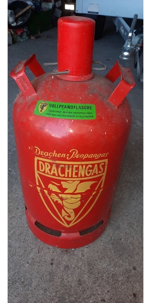 Gasflasche 11 kg Drachengas leer