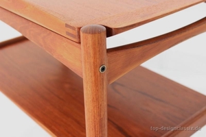 wie neu! Poul Hundevad Mid Century Teak Servierwagen Vintage 1960 Bild 9