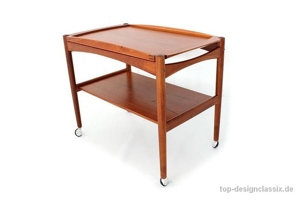 wie neu! Poul Hundevad Mid Century Teak Servierwagen Vintage 1960 Bild 2
