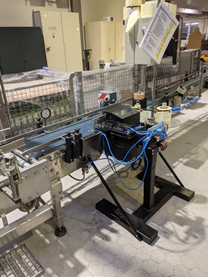 Wein Karton Etikettiermaschine NEU mit Sato S84ex Druckmodul+Etikettensoftware,  Bild 2