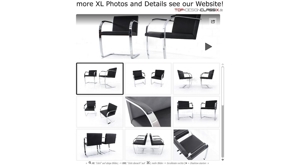 Top! Knoll Brno Chair Leder Freischwinger Stuhl Mies van der Rohe Bild 15