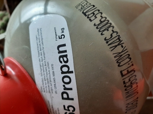 Propangasflasche, gefüllt, unbenutzt Bild 1