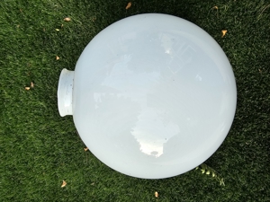 4 RZB Ersatzglas-Kugel-Lampenschirme für Außenleuchten Bild 1