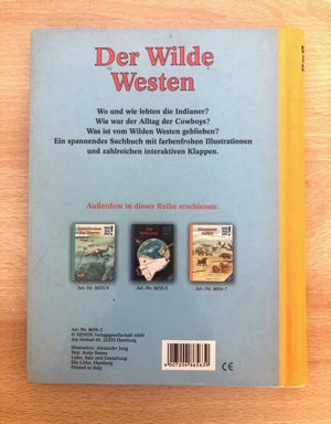 Sachbuch: Der, Die, Das! Der Wilde Westen - mit interaktiven Klappen Bild 2