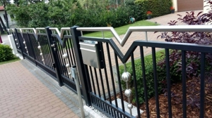 Zaun aus Polen geschmiedeter Stahl Zäune Gartenzäune Gartenzaun Aluminium Tore Gartentore Gatter Bild 6