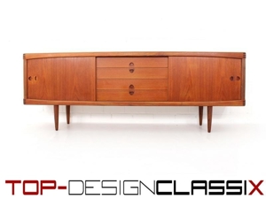 wie neu! H.W. Klein für Bramin Mid Century Teak Sideboard Vintage