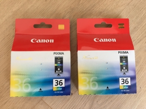 Canon Drucker Tinten Patrone CLI-36 Color Farbtinte - C/M/Y 12 ml Bild 1