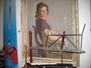 GEMÄLDE - UND QUERFLÖTE - NUR KOMPLETT - EUR 1950 Bild 9