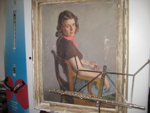 GEMÄLDE - UND QUERFLÖTE - NUR KOMPLETT - EUR 1950 Bild 5