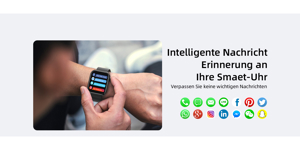 Smartwatch mit Telefonfunktion Fitnessuhr für Android iOS NEU Bild 16