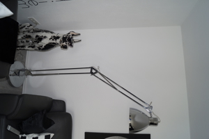 Stehleuchte chrom neuwertig Bild 2