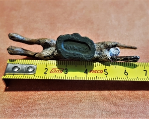 8 alte, handbemalte handverzierte Ton Wald-Tiere bespielt ca.1950 Bild 2