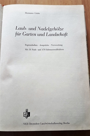 "Laub und Nadelgehölze für Garten und Landschaft" Buch 1976 Bild 2