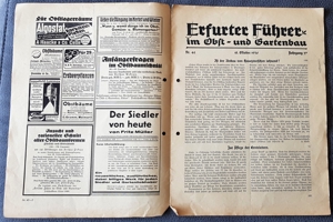 3 Zeitschriften "Erfurter Führer im Obst- und Gartenbau", Nr: 39, 40 & 42, 1936 Bild 6