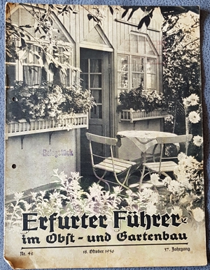 3 Zeitschriften "Erfurter Führer im Obst- und Gartenbau", Nr: 39, 40 & 42, 1936 Bild 3