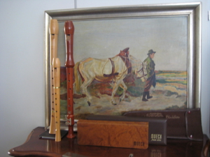 GEMÄLDE - UND TROMPETE - FLÖTEN / 3DREI - NUR KOMPLETT - EUR 1875 Bild 11