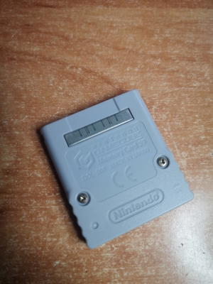 Original Nintendo GameCube Speicherkarte Memory Card 59 - Typ DOL-008 Bild 2
