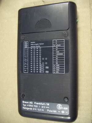 Braun Taschenrechner ET 22 Typ 4955700 vintage Ende 70ger Bild 5