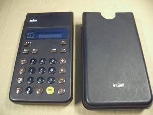 Braun Taschenrechner ET 22 Typ 4955700 vintage Ende 70ger Bild 6