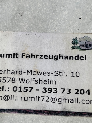 Suche Wohnwagen für den Export! Zustand ist egal
