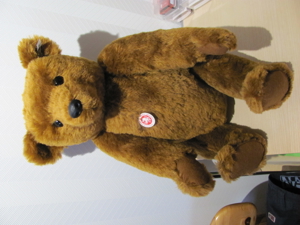 STEIFF Teddybär, PB, rotbraun, 55 cm, Replikat Bild 2