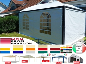 Pavillon 5x5 Pagodenzelt neu Gartenzelt Profi PVC personalisiert anpassbar Gazebo Überdachung Dach Bild 9