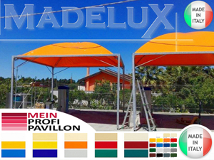 Pavillon 5x5 Pagodenzelt neu Gartenzelt Profi PVC personalisiert anpassbar Gazebo Überdachung Dach Bild 7