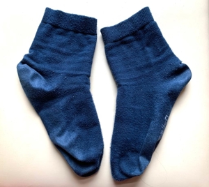 Blaue Duft-Socken, Größe 38, dunkelblau Bild 2