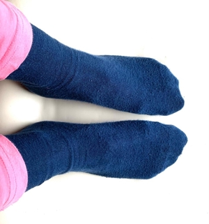 Blaue Duft-Socken, Größe 38, dunkelblau Bild 3