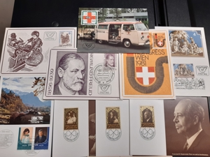 Ganzsachen: verschiedene Postkarten mit Briefmarken und Stempel Bild 3