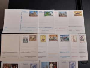Ganzsachen: verschiedene Postkarten mit vorgedruckten Marken ohne Stempel Bild 1
