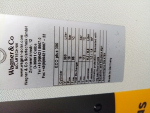 Puffer bzw. Solarspeicher zu verkaufen