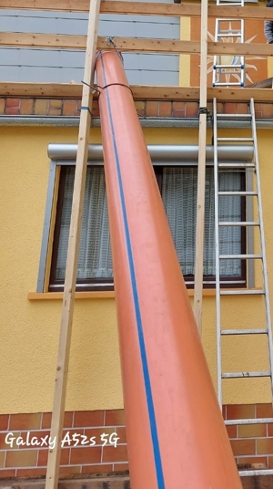 Bauschuttrutsche, Schüttrohr 7m Bild 2