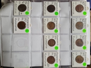 Frankreich Münzen Sammlung Lot 1: (1852-1974) Bild 3