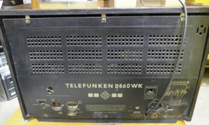 Telefunken D 860 WK Spitzen Großsuper von 1938 Röhrenradio spielt Bild 11