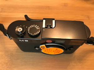 Leica M M9 18.0MP Digitalkamera - Schwarz - neuer Sensor Bild 3