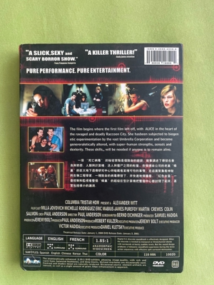 Resident Evil, DVD mit Pappschuber, Englisch, Französisch Bild 3