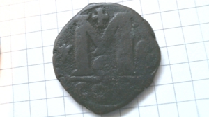 n4-Orig.BYZANZ Imperium, Byzanz Kaiser Anastasius 498-518- Grosser Follis-14,15 gr.- Bild 1