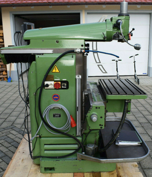 Thiel Duplex 159, Fräsmaschine, Universalfräsmaschine, Werkzeugfräsmaschine Bild 4