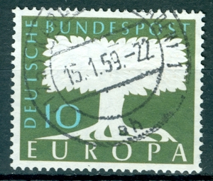 Bund gestempelt Nr. 294 mit Wz.5 genau wie auf den Bildern zu sehen